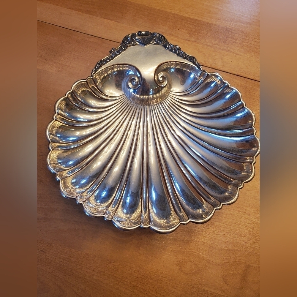 Sterling Silver Plated Serving Set - Picture 2 of 15